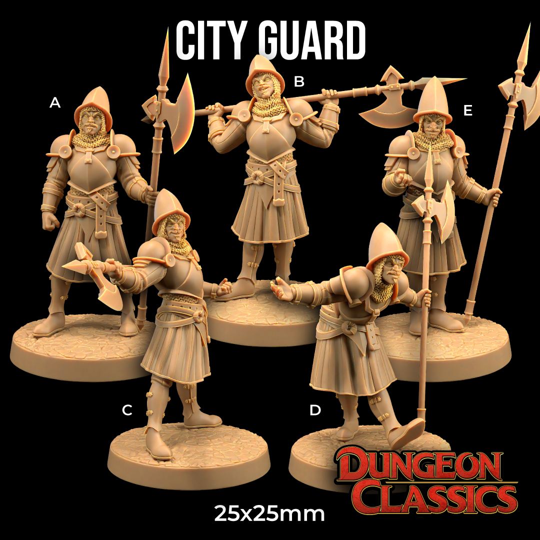 City Guard | PRESUPPORTED | Dungeon Classics